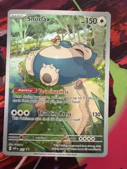 SNORLAX SVP EN 051 Black Star Promo Scarlet & Violet Pokemon 151 Card - Image 4