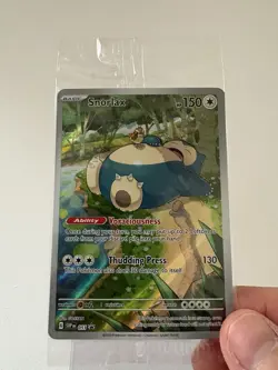Pokemon TCG Snorlax 151 SVP 051 Black Star Promo Card Factory Sealed - NM/M - Image 2