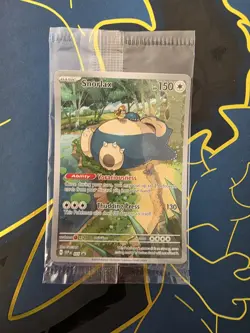Snorlax SVP 051 SV Scarlet & Violet Black Star Promo Sealed Pokemon Card NM - Image 1