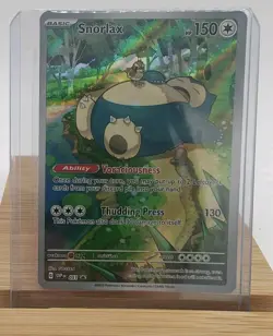 Snorlax SVP EN 051 Black Star Promo Scarlet & Violet Pokemon 151 Card 2 suit PSA - Image 1