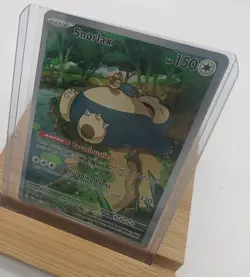 Snorlax SVP EN 051 Black Star Promo Scarlet & Violet Pokemon 151 Card 2 suit PSA - Image 2