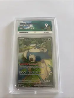 Pokemon TCG Snorlax SVP 051 Scarlet & Violet 151 Black Star Promo Card ACE 9 - Image 1