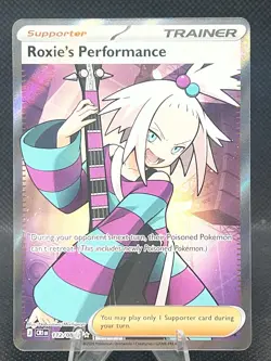 Pokemon TCG Chaos Rising-Roxie's Performance 112/086 Ultra Rare - Image 1
