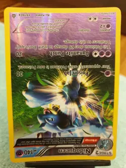 NIDOQUEEN 69/160 FOILED XY PRIMAL CLASH POKEMON CARD - Image 2