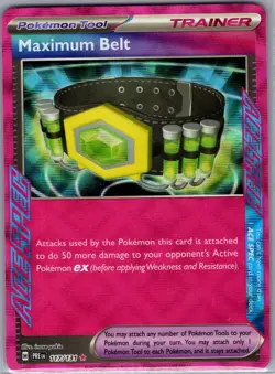 Maximum Belt 117/131 SV: Prismatic Evolutions - Pokemon Card - NM - Image 1