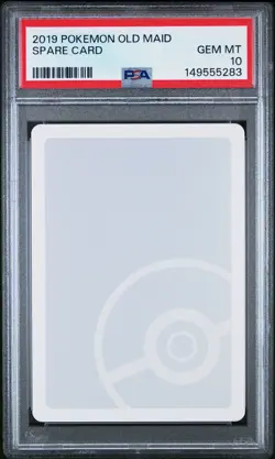 2019 POKEMON OLD MAID SPARE CARD PSA 10 - Image 1