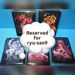 Reserved Listing for ryu-san9 - Hololive Tarot Card Sleeves Set of 5 - Image 1