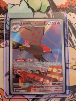 Pokemon Talonflame IR 091/088 Perfect Order Illustration Rare Holo Near Mint - Image 1