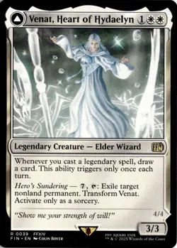 Venat, Heart of Hydaelyn 39 Magic: The Gathering FINAL FANTASY Rare NM - Image 1