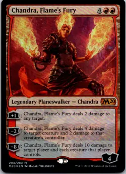 Chandra, Flame's Fury M Core Set 2020 294 NM - Image 1