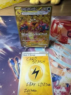 Charizard ex UR 139/108 sv3 Japanese Pokemon Card Ruler of the Black Flame NM JP - Image 2