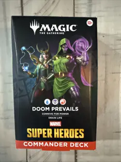 Marvel Super Heroes Commander Deck Doom Prevails - MTG - New - Sealed - Image 1