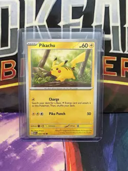 025/165 Pikachu : Common Card 151 Pokemon TCG NM - Image 1
