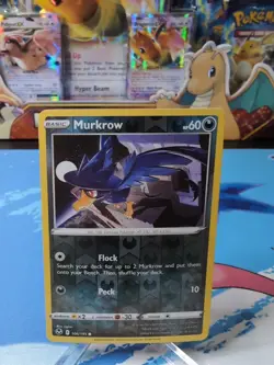 Murkrow 106/195 - REVERSE HOLO - SWSH12: Silver Tempest - NM - Image 1
