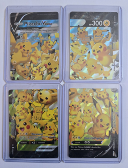 Pokemon TCG Pikachu V-UNION Holo Promo SWSH139-142 4-Card Set English - Image 1