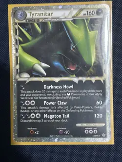 Pokemon Tyranitar Prime 88/95 HGSS Unleashed Holo LP-MP (Read Description) - Image 1