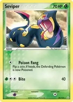 Pokemon TCG Seviper - 32/110 / English / Lightly Played - Image 1