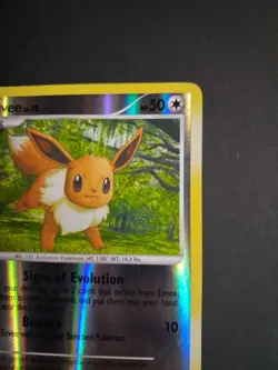 Eevee 59/111 Rising Rivals Reverse Holo Pokemon Card 2009 - LP Condition - Image 3