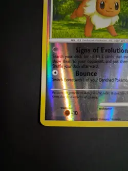 Eevee 59/111 Rising Rivals Reverse Holo Pokemon Card 2009 - LP Condition - Image 4