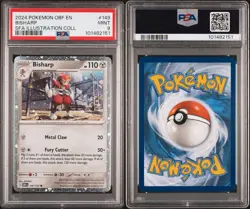 2024 POKEMON OBSIDIAN FLAMES #149 BISHARP PSA 9 COSMOS HOLO OBF EN PROMO - Image 3