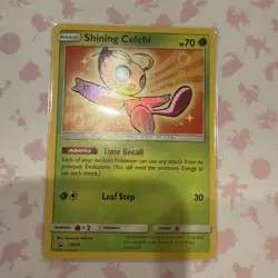 Pokemon Shining Celebi SM79 Holo Card SM Promos - Image 1