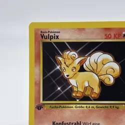 1st Edition Vulpix 68/102 - NM Near Mint - German Base Set Pokemon Card - Image 2