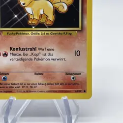 1st Edition Vulpix 68/102 - NM Near Mint - German Base Set Pokemon Card - Image 5