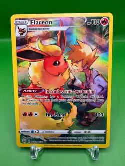 Flareon TG01/TG30 Holo Brilliant Stars Trainer Gallery Pokemon NM - Image 1