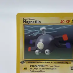 1st Edition Magnemite (Magnetilo) 53/102 - NM - German Base Set Pokemon Card - Image 2
