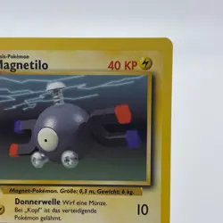 1st Edition Magnemite (Magnetilo) 53/102 - NM - German Base Set Pokemon Card - Image 3