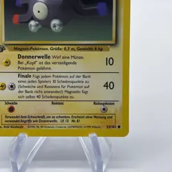 1st Edition Magnemite (Magnetilo) 53/102 - NM - German Base Set Pokemon Card - Image 5