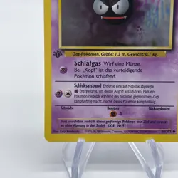1st Edition Gastly (Nebulak) 50/102 - NM Near Mint German Base Set Pokemon Card - Image 4