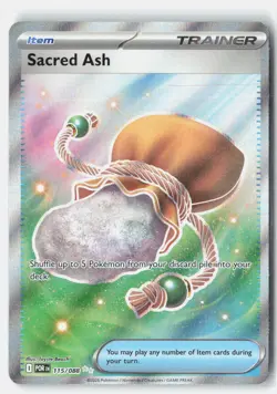 Sacred Ash 115/088 Ultra Rare Perfect Order Pokemon Holo Near Mint - Image 1