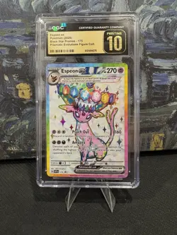 CGC Pristine 10 Espeon ex #175 Black Star Promo Prismatic Evolutions English - Image 1