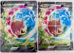 MORPEKO V-Union -2 sets of 4 + Jumbos-POKEMON PROMO-SWSH289+217-SWORD+SHIELD - Image 4