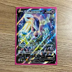 Pokemon Galarian Rapidash V 168/198 Chilling Reign Ultra Rare Full Art Holo - Image 1