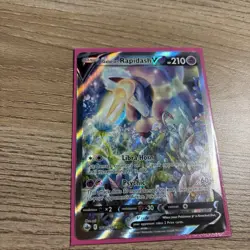 Pokemon Galarian Rapidash V 168/198 Chilling Reign Ultra Rare Full Art Holo - Image 4