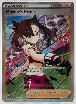2022 Pokemon Brilliant Stars Marnies Pride 171/172 CGC 9 MINT - Image 2