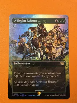 A Realm Reborn (Borderless) (Chocobo Track Foil) Final Fantasy Foil - Image 1