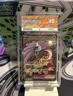 Raging Bolt ex - 222/187 Terastal Festival Pokemon Card ACE 10 PERFECT SUBGRADES - Image 1