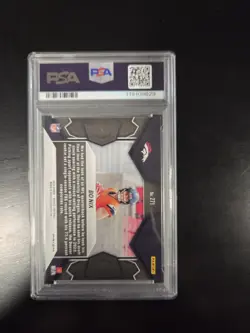 Bo Nix 2024 Rookie Mosaic Silver Nfl Debut PSA 9 - Image 2