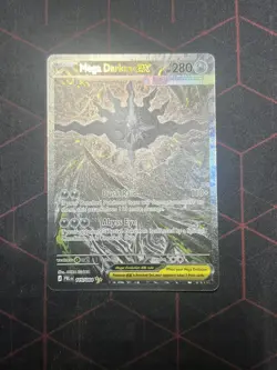 Mega Darkrai ex 116/084 SIR Pokemon Pitch Black - PSA 10 Potential - Image 1