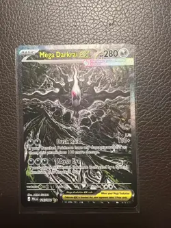 Mega Darkrai ex 116/084 SIR Pokemon Pitch Black - PSA 10 Potential - Image 2