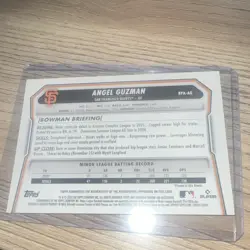 2026 Bowman Chrome 1st Bowman Auto Angel Guzman Giants #BPA-AG - Image 2
