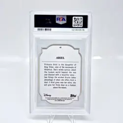 2024 Disney Topps Chrome Ariel #46 PSA 10 Purple Green Pulsar /150 - Image 2