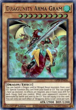 Dragunity Arma Gram GFTP-EN036 Ghosts From the Past Yu-Gi-Oh 1st Edition NM - Image 1