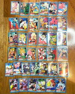 Dragon Ball Bandai Carddass part 19 & Super Battle part 14 Vintage Card Lot - Image 2