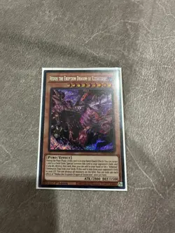 Yugioh - Veidos the Eruption Dragon of Extinction - PHNI-EN090 - Secret Rare -NM - Image 1