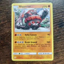 Rhyperior 95/214 - NM SM Unbroken Bonds - Pokemon 2019 Rare TCG Card - Image 1