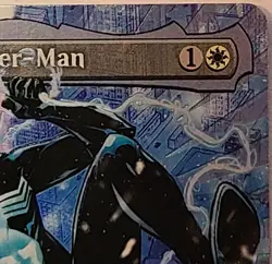 Spectacular Spider-Man (0235) (Borderless) (Textured Foil) - Black Suit - Image 3